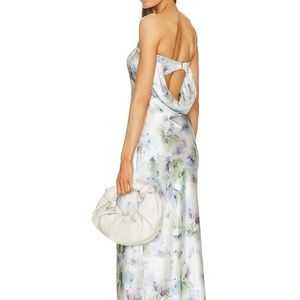 Bec + Bridge Strapless flower print dress
